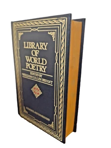 Library of World Poetry edited by Wm Bryant Chatham River Press Leatherbound - Picture 1 of 12