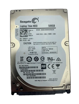 ST500LM021 Seagate 500GB 7200RPM Laptop Dünne SATA HDD 1KJ152-032 - Bild 1 von 2