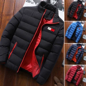 Mens Quilted Padded Puffer Jacket Casual Zip-Up-Winter/Warm Coats Outwear - Picture 1 of 55