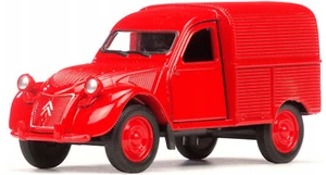 Welly Citroen 2CV Fourgonnette Red 1:34 1:39 Scales 4.5 Inch Diecast Car in Box - Picture 1 of 5