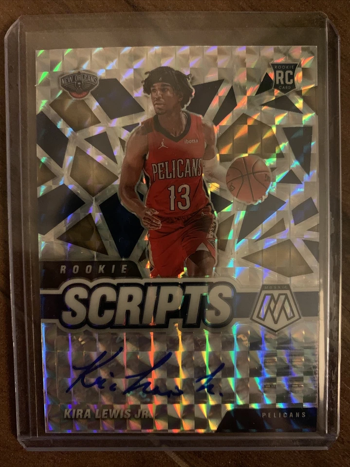 2020-21 Mosaic Kira Lewis Jr Rookie Scripts Silver Prizm AUTO - Image 1 of 1