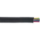 Split Convoluted Cable Sleeving - 50 Metres - 12-16mm Diameter - Flexible Nylon