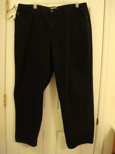 Men's L. L. Bean Comfort Waist Black Jeans Size 42 x 31 Tag says 32" - Picture 1 of 7
