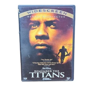 Remember The Titans Movie DVD Video Denzel Washington Widescreen Football - Foto 1 di 8