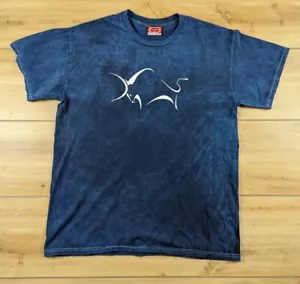 Burladero T-Shirt Bull Graphic Mens Sz M Spain Tye Dye Blue El Matador Rare - Picture 1 of 9