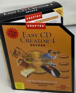 Vintage ADAPTEC Deluxe Edition Easy CD Creator - Picture 1 of 8