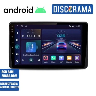 AUTORADIO ANDROID 8/256GB RENAULT ARKANA DACIA DUSTER 2019-2021 STEREO AUTO NAVI - Immagine 1 di 4