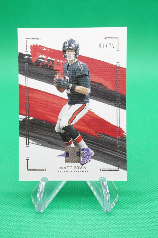 2021 Impeccable Base SP /75 #4 Matt Ryan Atlanta Falcons BG6 - Image 1 of 2