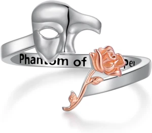 Phantom of the Opera Ring 925 Sterling Silver Phantom of the Opera Merchandise B - Picture 1 of 12
