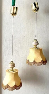 DDR Hängelampe Pendellampe VEB Narva Leuchtenbau Lengefeld - Bild 1 von 9