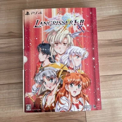 Langrisser I & II PS4 Limited Edition Japan Region Free Collector Box New Sealed - Image 1 of 4