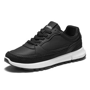 SMILIN Men Fashion Casual Sneakers Lace Up Non Slip Sports Tennis Walking Shoes - Picture 1 of 45