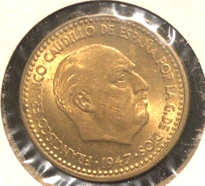 Spain 1947(54) peseta KM 775 Unc - Image 1 of 2