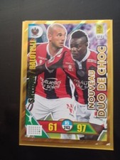 ADRENALYN XL LEAGUE 1 FRANCE 2017-18 SNEIJDER/BALOTELLI SANDWICH CARDS #515 NICE 