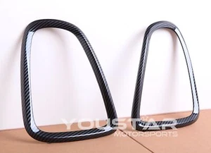 2X CARBON Effect Tail Light Trims for MINI Cooper S R56 R57 R58 R59 JCW - Bild 1 von 8