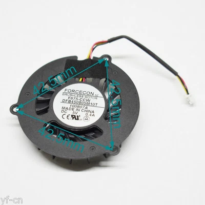 1pc FORCECON DFB450805M10T 50x50x10mm 5010 5V 0.4A 19 Blades 3pin CPU Fan - Image 1 of 4