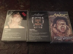 Raven - 3 Cassette Lot. See Pictures. Very Good Condition.  Free Shipping. - Picture 1 of 8
