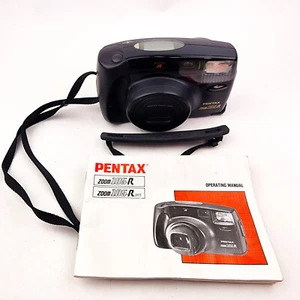 Pentax Zoom 105-R AF Black 38-105mm Point & Shoot 35mm Film Camera UNTESTED - Picture 1 of 14