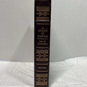 Easton Press A Study In Power by John D. Rockefeller 2 Vol Great Lives - Picture 1 of 10