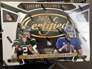 2021 Panini Certified NFL Football Cards Hobby Box - Factory Sealed - Picture 1 of 1