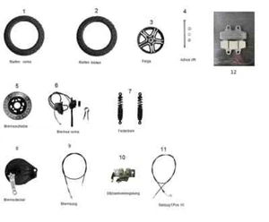 SFM / Sachs Sitzbankverriegelung P490072 SAXXX E-BEE - Bild 1 von 1