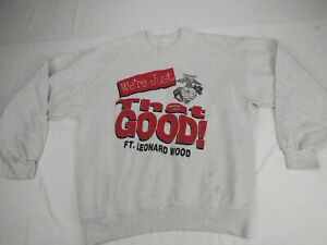 Vintage 80s 90s USMC "We're Just That Good" Ft. Leonard Sweatshirt