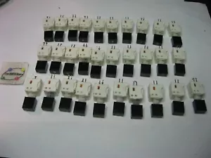 Miniature Pushbutton PCB Mount Momentary SPST Various Markings Used Pulls Qty 30 - Picture 1 of 3