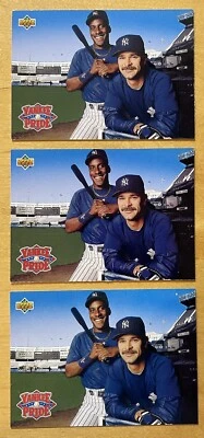Don Mattingly/Roberto Kelly Lote de 3 1993 Upper Deck Yankee Pride #47 EX-NM Foto 1 de 2