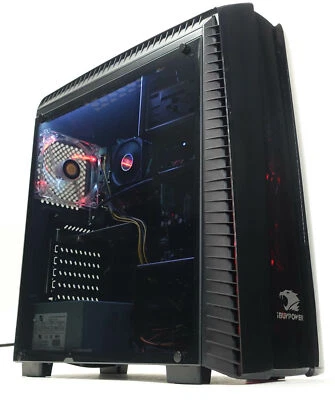iBUYPOWER VERSA071A FX-6300 8GB 240GB SSD GT 1030 2GB Windows 10 Gaming PC - Image 1 of 4