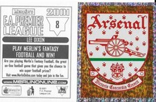 Merlin - FA Premier League 2001 - Choose from drop down list  (1 - 348)(T3)