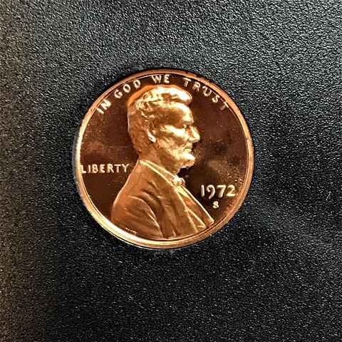 1972 S Proof Roosevelt Dime Sealed Proof Mint Set Cover