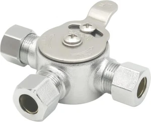 HYDRO MASTER Mechanical Water Mixing Valve, 3/8" Compression Fittings on inlets - Picture 1 of 3
