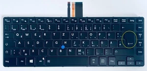 QWERTZ Tastatur für Toshiba Tecra A40-C Series A40-D Series mit Beleuchtung Neu - Bild 1 von 2
