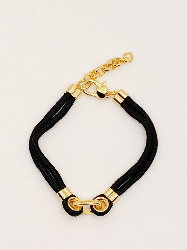 Bracciale Kate Spade Know the Ropes Cord Nero Prezzo al pubblico consigliato $68