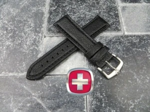 NEU 22mm VICTORINOX SWISS ARMY Büffelleder Armband schwarz KAVALLERIE BAND 22 R - Bild 1 von 6