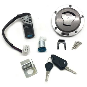 Ignition Switch Fuel Gas Cap Seat Lock Set For Honda CBR500R Rebel 300 Grom 125 - Picture 1 of 8