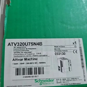 Nuovo Schneider ATV320U75N4B spedizione gratuita nuovo in scatola nuovo sigillato in fabbrica PLC 1 PZ - Foto 1 di 4
