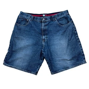 Vintage Tommy Hilfiger Men's Medium Wash Jean Shorts Size 40 - Picture 1 of 4