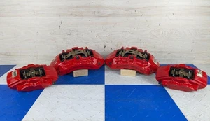 2015-2019 Corvette Z06 Gr Sport OEM Brake Calipers SET OF 4 Red J56 J6F 20k Mi - Imagen 1 de 14