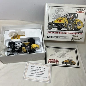 Autogramm Tony Stewart 1995 #20 Boles 1/18 Scale Die Cast Sprint Car W COA NEU - Bild 1 von 9