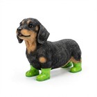 Dachshund Garden Ornament Sausage Dog Statue Novelty Animal Garden Décor Gift
