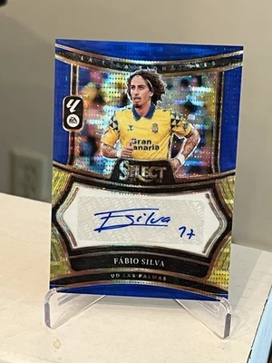 2024-25 Panini Select La Liga Fabio Silva Blue Pulsar Select Signature - Image 1 of 2