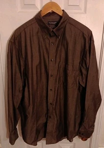 Herren Roundtree & Yorke Langarm Hemd mit Knopfleiste, XL, grau - Bild 1 von 5