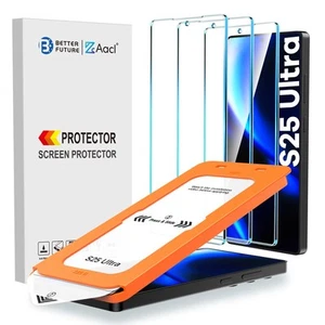AACL 3-Pack for Samsung Galaxy S25 Ultra Screen Protector Tempered Glass 9H G... - Picture 1 of 6