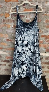 Torrid Spaghetti Strap Dress Womens Plus Size 3 3x Black & White bl - Picture 1 of 2