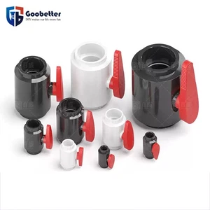 UPVC Ball Valve for Water Pipe/Aquarium - Plastic Shut Off Valve 20 25 32-110mm  - Picture 1 of 6