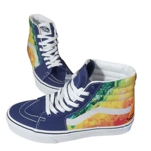Neu Vans Sk8 Hi Crayola hohe Damenschuhe Größe 6,5 Deadstock Kunst zum Tragen Fitnessstudio - Bild 1 von 10