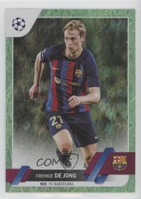 2022-23 Topps Jade Edition UEFA Club Competitions Frenkie de Jong #30 - Image 1 of 3