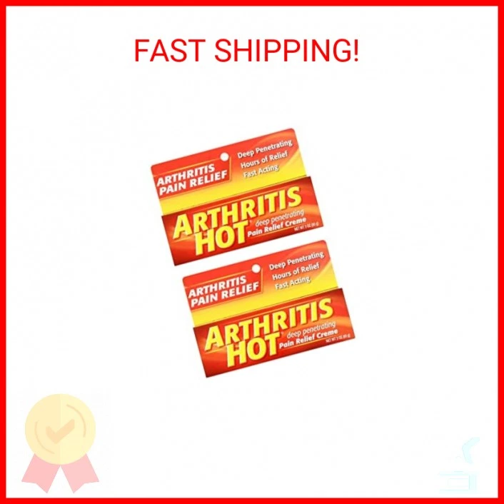Arthritis Hot Pain Relief Creme 3 oz (Pack of 2) - Image 1 of 1