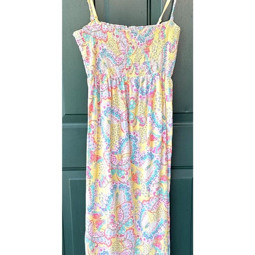 UNDERCOVER Abito lungo vintage HTF Victoria's Secret Y2K farfalle 100% cotone chemise